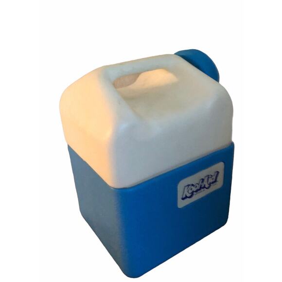 Vintage Kool Aid Drink Jug Cooler Lunchbox Blue & White - Picture 1 of 7